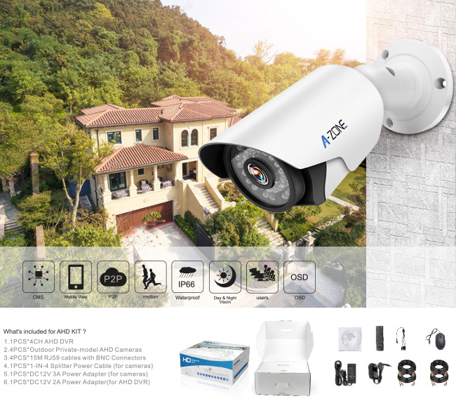 Sistema de la cámara de vigilancia del Poe del equipo de la cámara CCTV del Poe del canal del caso 6 de Matel