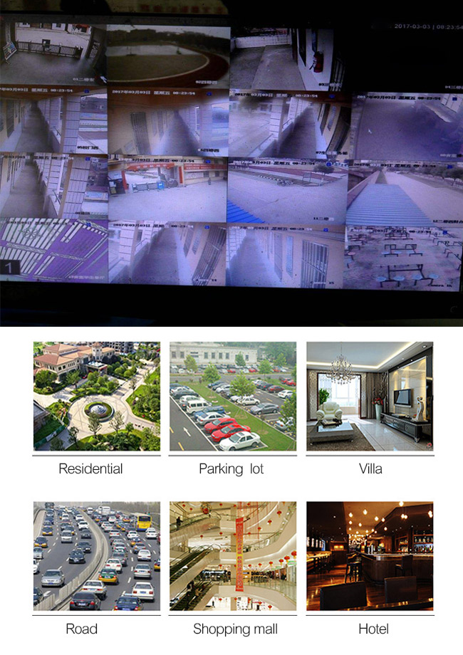Mini interfaz gráfico de la vigilancia 1080P de 8CH Nvr Dvr para el sistema de seguridad del CCTV